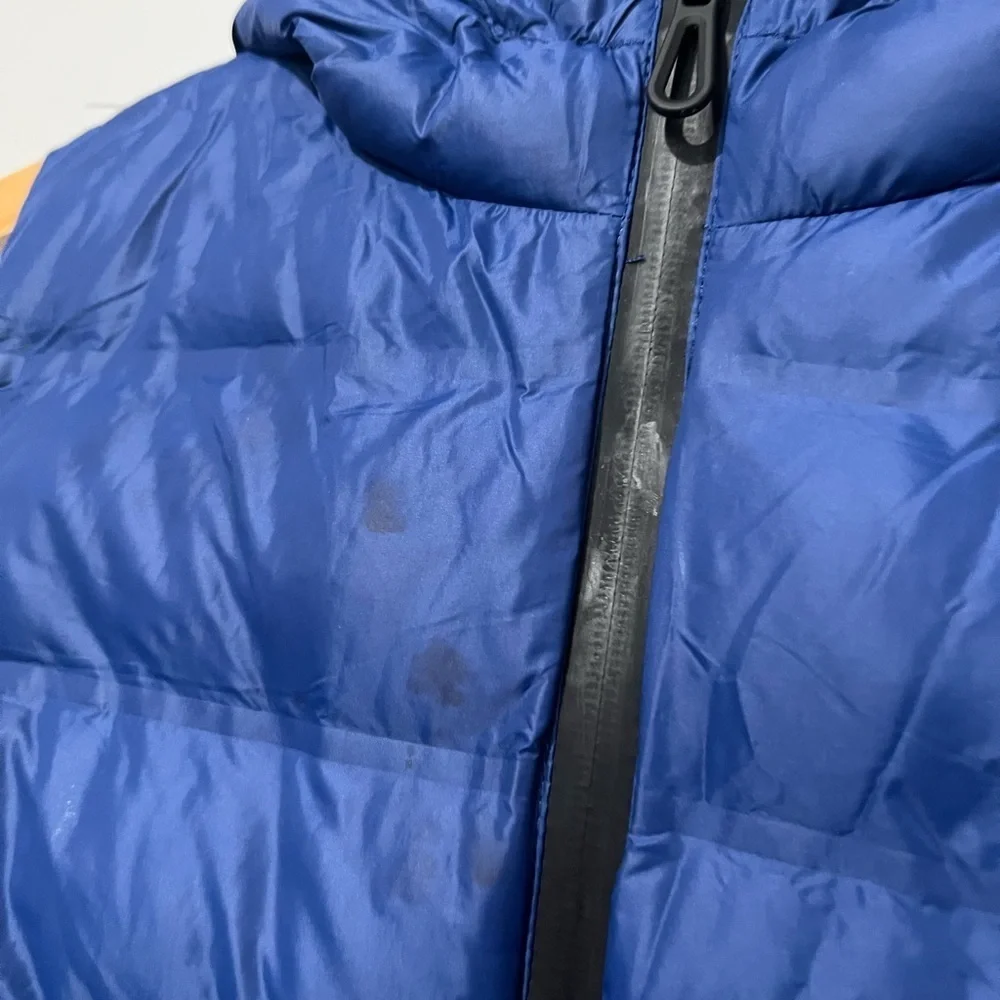 ZARA Boys Puffer Vest Sizer 8-9 Lightweight Blue Jacket Transition Layering